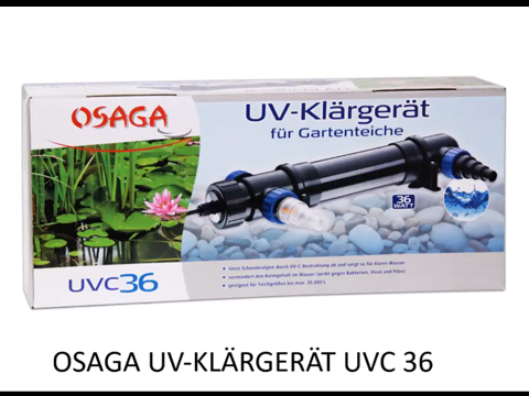 Osaga Uv Klargerat Uvc 36 Teichklarer Bestrahlung Schwebealgen