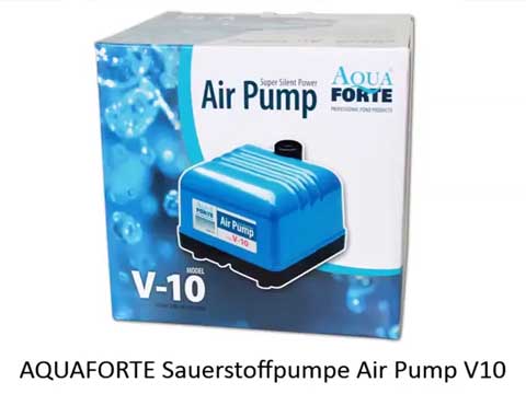 Aquaforte Air Pump V10 Luftpumpe Sauerstoffpumpe Membranpumpe