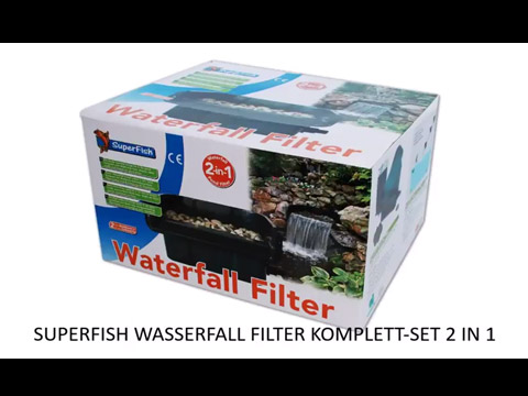 Superfish Waterfall Filter Wasserfallset 42cm Wasserfall Filter